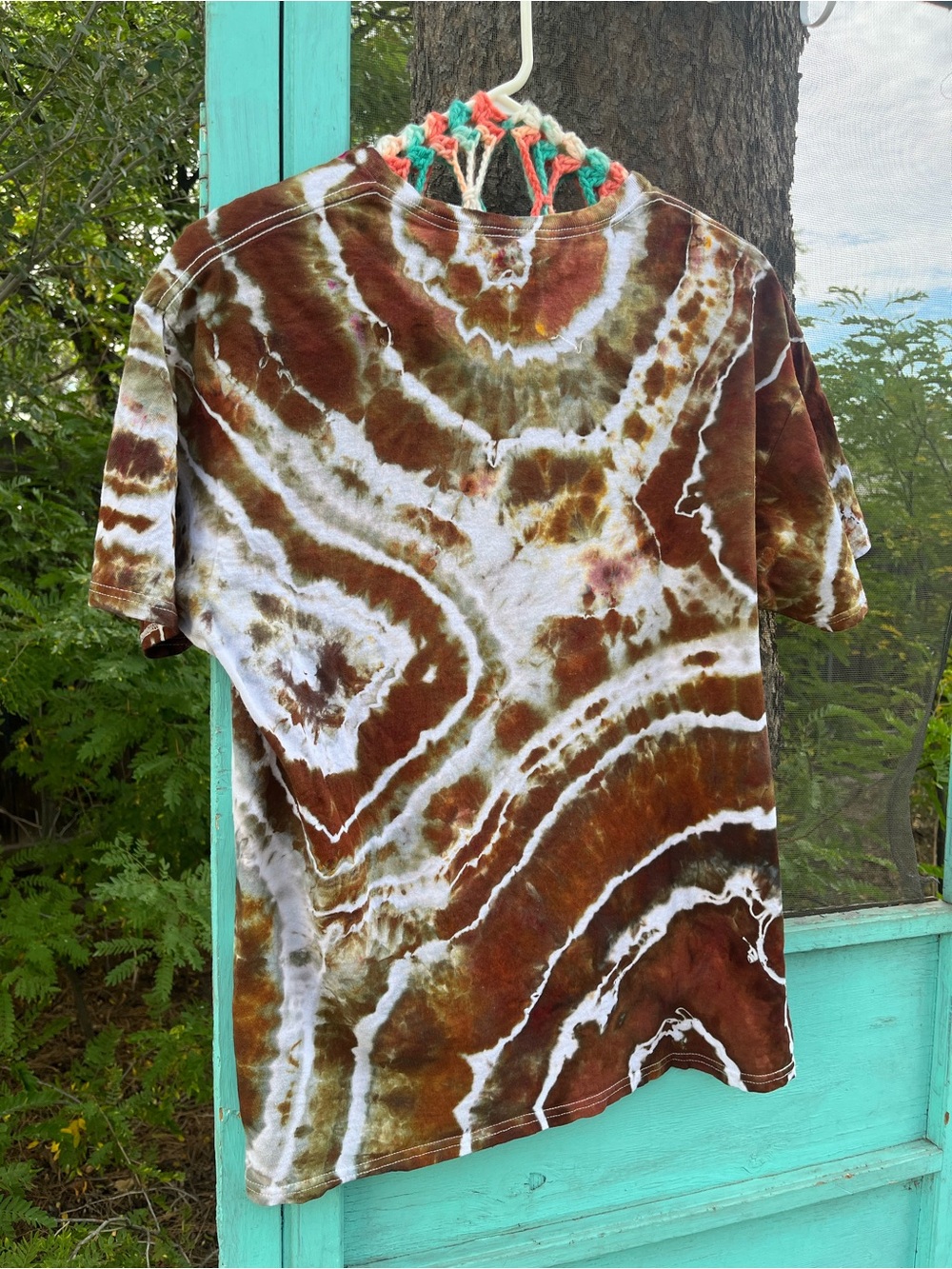 Vintage Delta Up cycled Tie Dye T-shirt - Picture 2 of 10